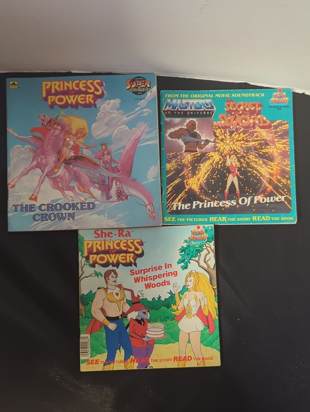 MOTU She-Ra Princess Of Power Books Lot Of 3 1985-1986 Vintage (2)